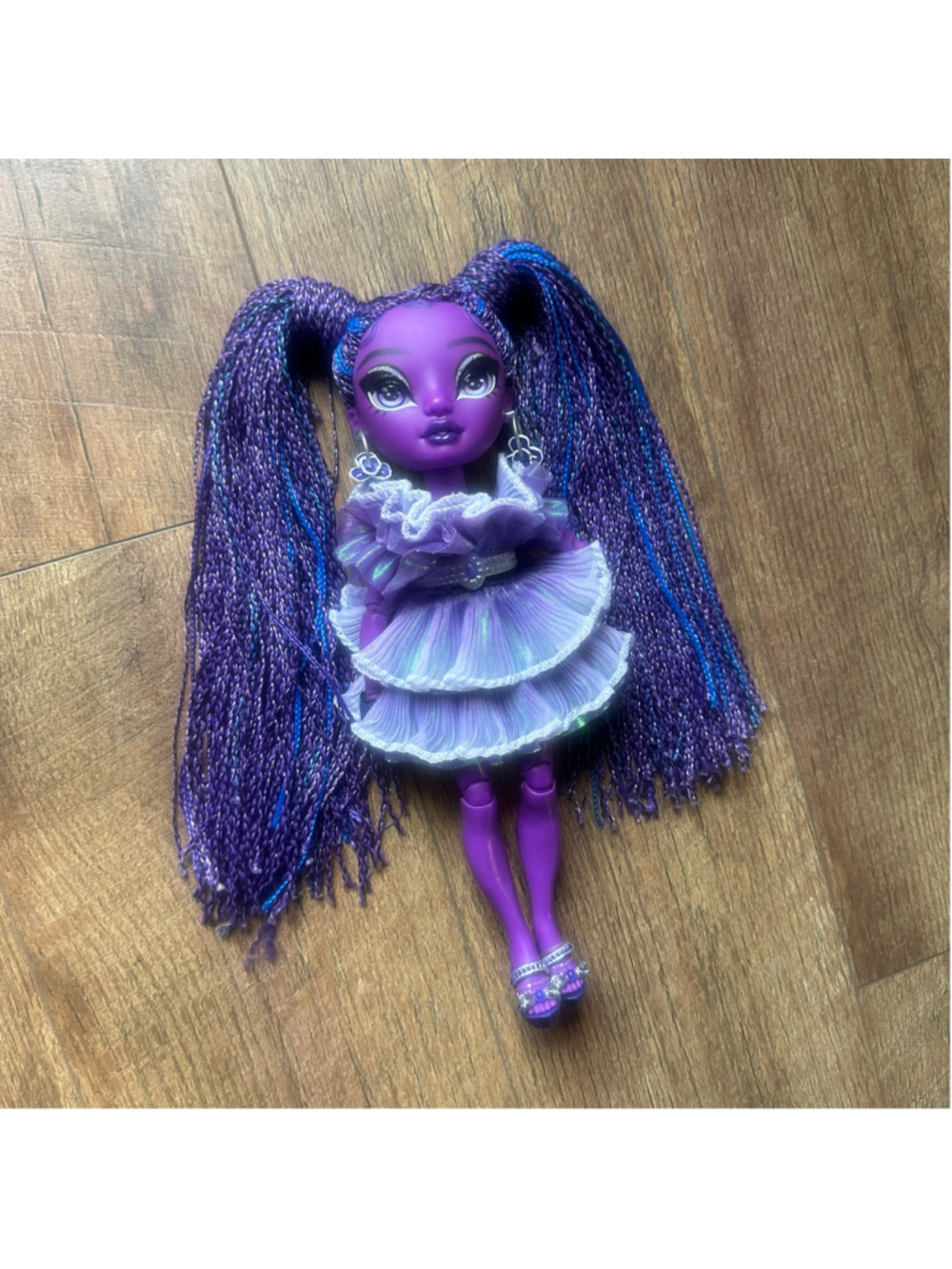 Shadow High Monique Verbena Doll Purple Braids Rainbow High MGA Fashion Doll